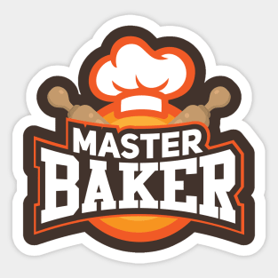 Master Baker - Baking Chief Bakery Gift Sticker